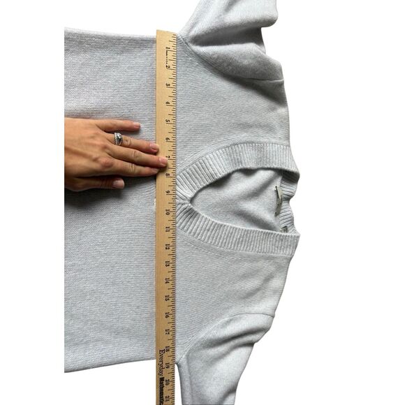Vince V neck Cashmere Sweater size XXS Pale Blue - Picture 4 of 9